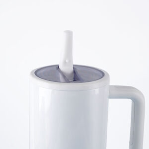 Insulated Stainless Steel Travel Tumbler with Straw and Handle - Image 5