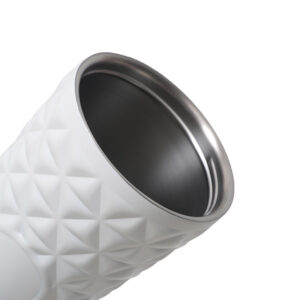 Stainless Steel Tumbler with Removable Straw and Wide-Mouth Lid - Image 2
