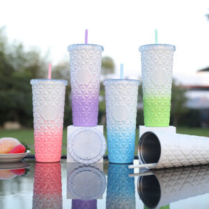 Stainless Steel Tumbler with Removable Straw and Wide-Mouth Lid - Image 6